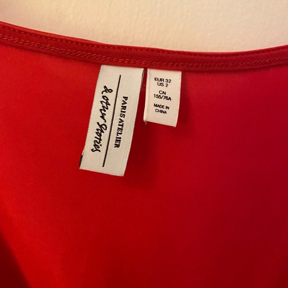 & Other Stories Red Tie Tank - Picture 3 of 3